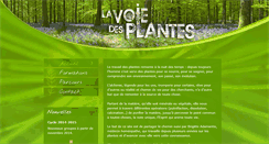 Desktop Screenshot of lavoiedesplantes.com